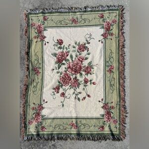 Floral Jacquard Tapestry 54x40